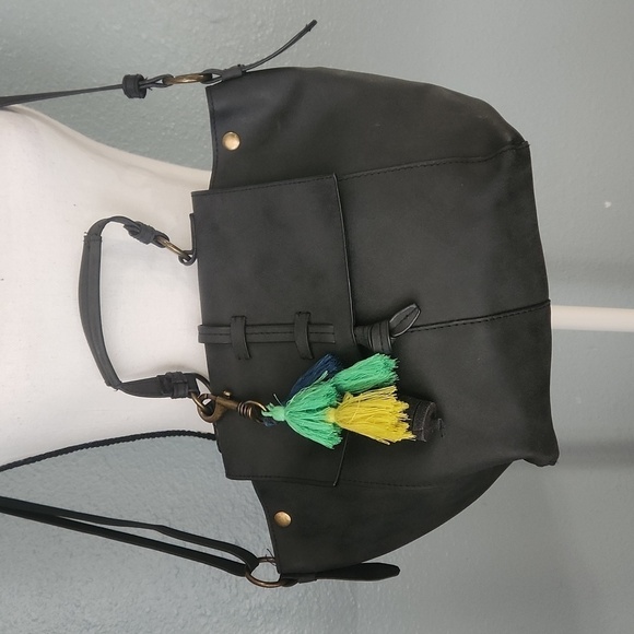 Mystic River Black Satchel Bag - Picture 9 of 9